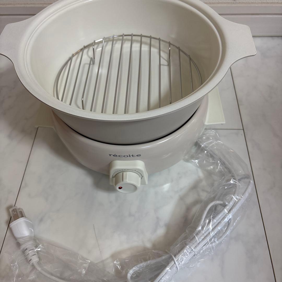 レコルトポットデュオタント　RPF-2 オプショングリルプレート付き　新品未使用