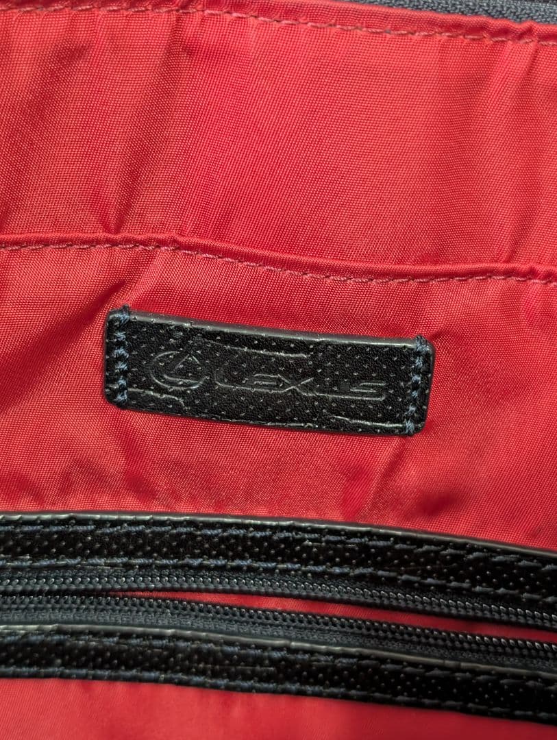 LEXUS ブラックレザートートバッグ