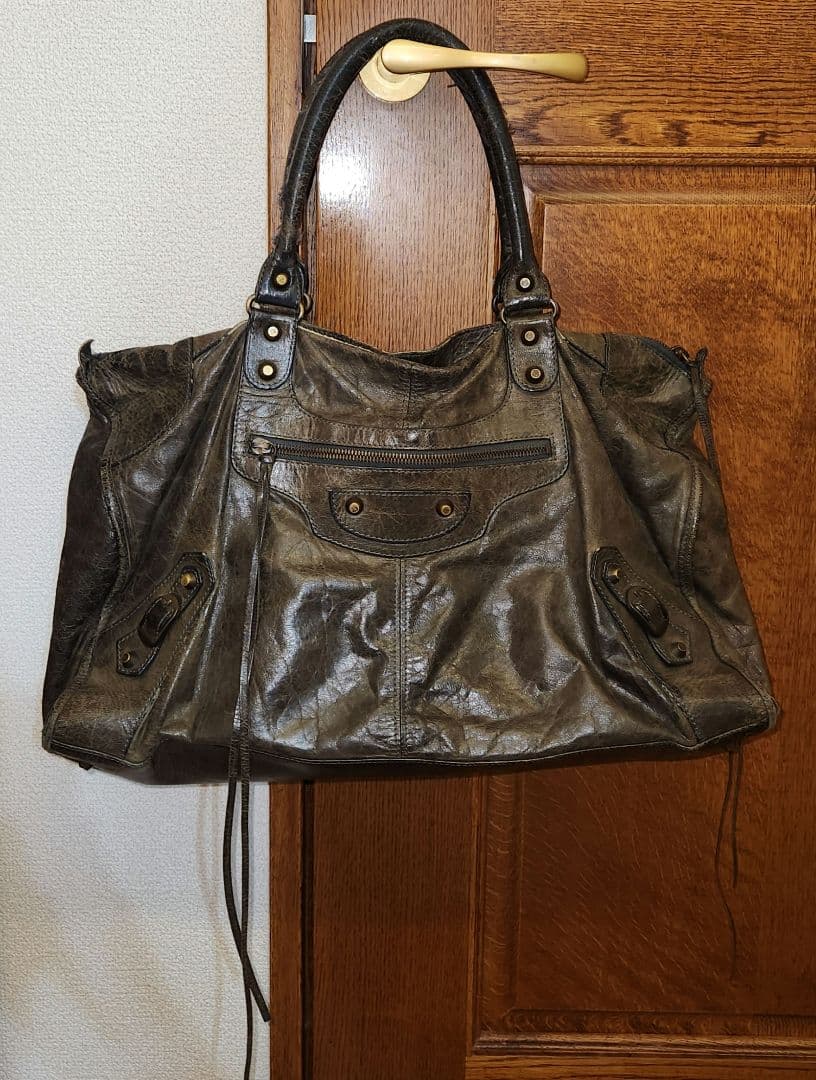 希少 BALENCIAGA バレンシアガ ザ ワーク work グレー