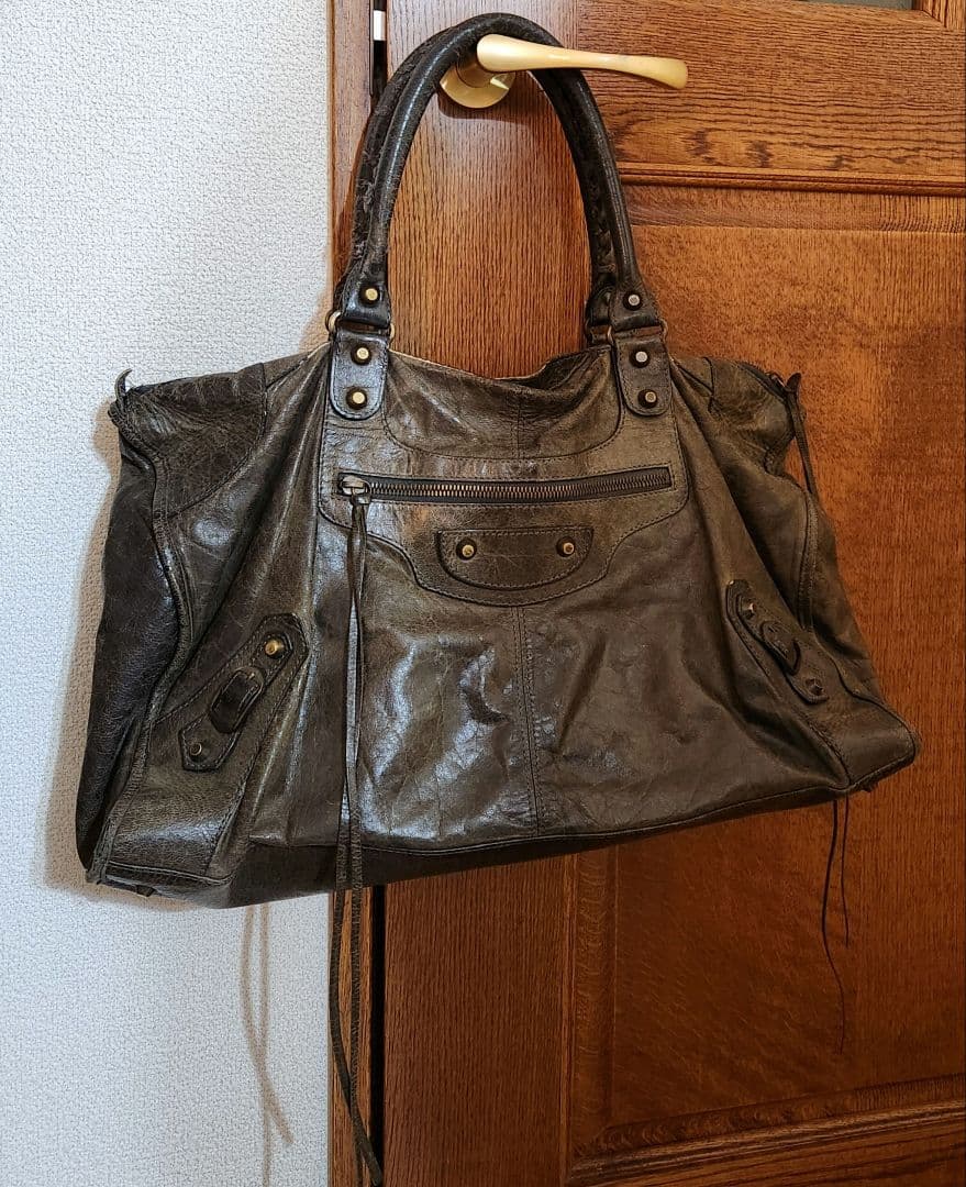 希少 BALENCIAGA バレンシアガ ザ ワーク work グレー