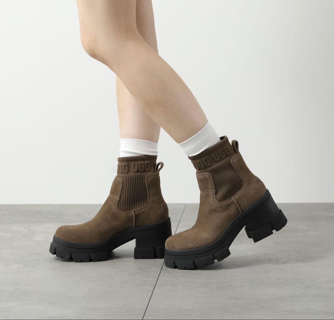 UGG ブルックリン チェルシー 厚底 Hickory 23cm