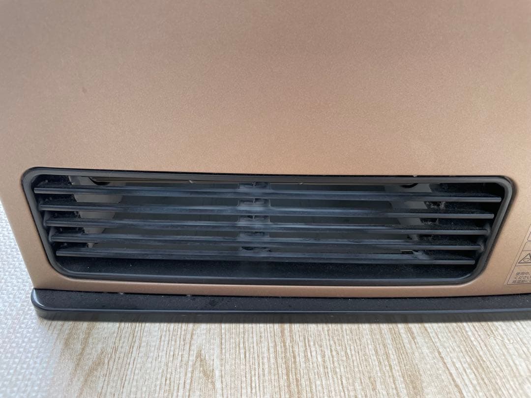 ガスファンヒーター 本体　説明書　別売の接続ホース付き　ジャンク品