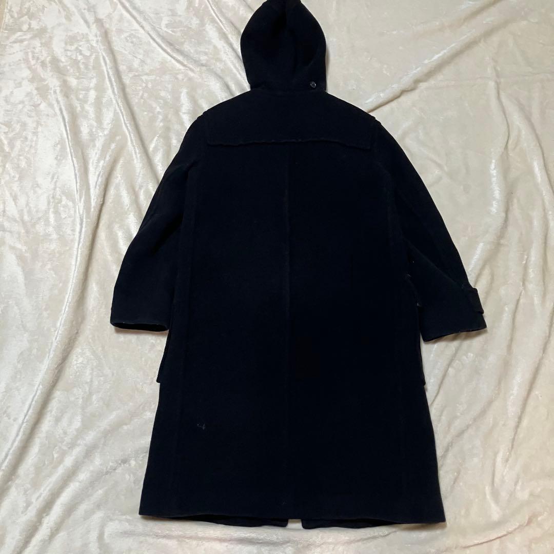 美品⭐️バーバリー ロンドン　ダッフルコート ブラック　フード付き　38