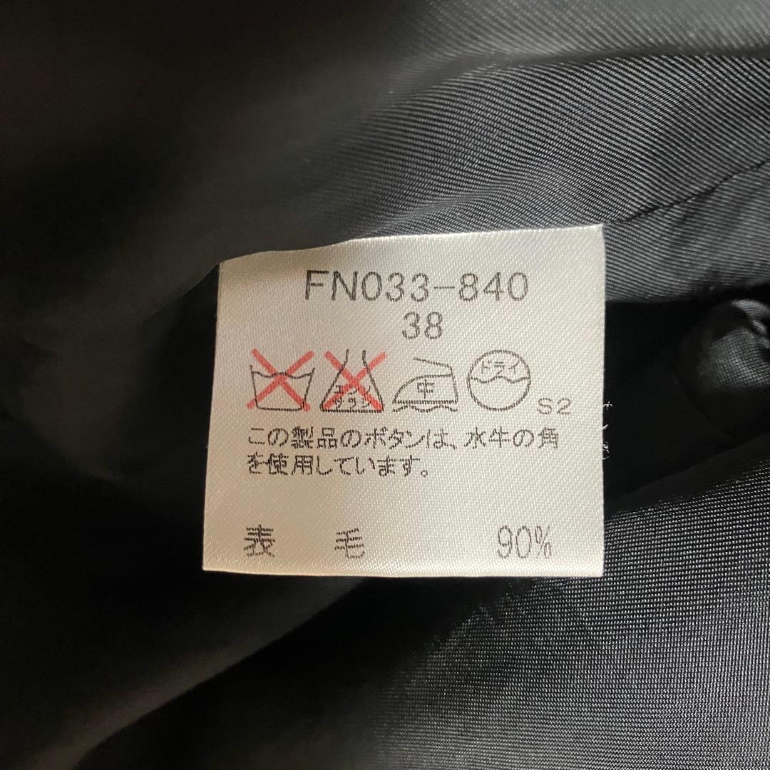 美品⭐️バーバリー ロンドン　ダッフルコート ブラック　フード付き　38