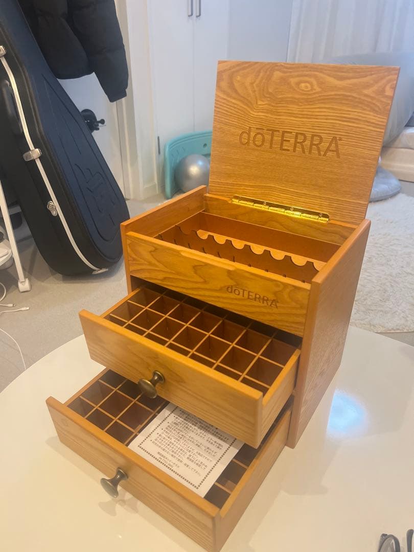 doTERRA ドテラ　ウッドボックス88 アロマオイル収納ボックス