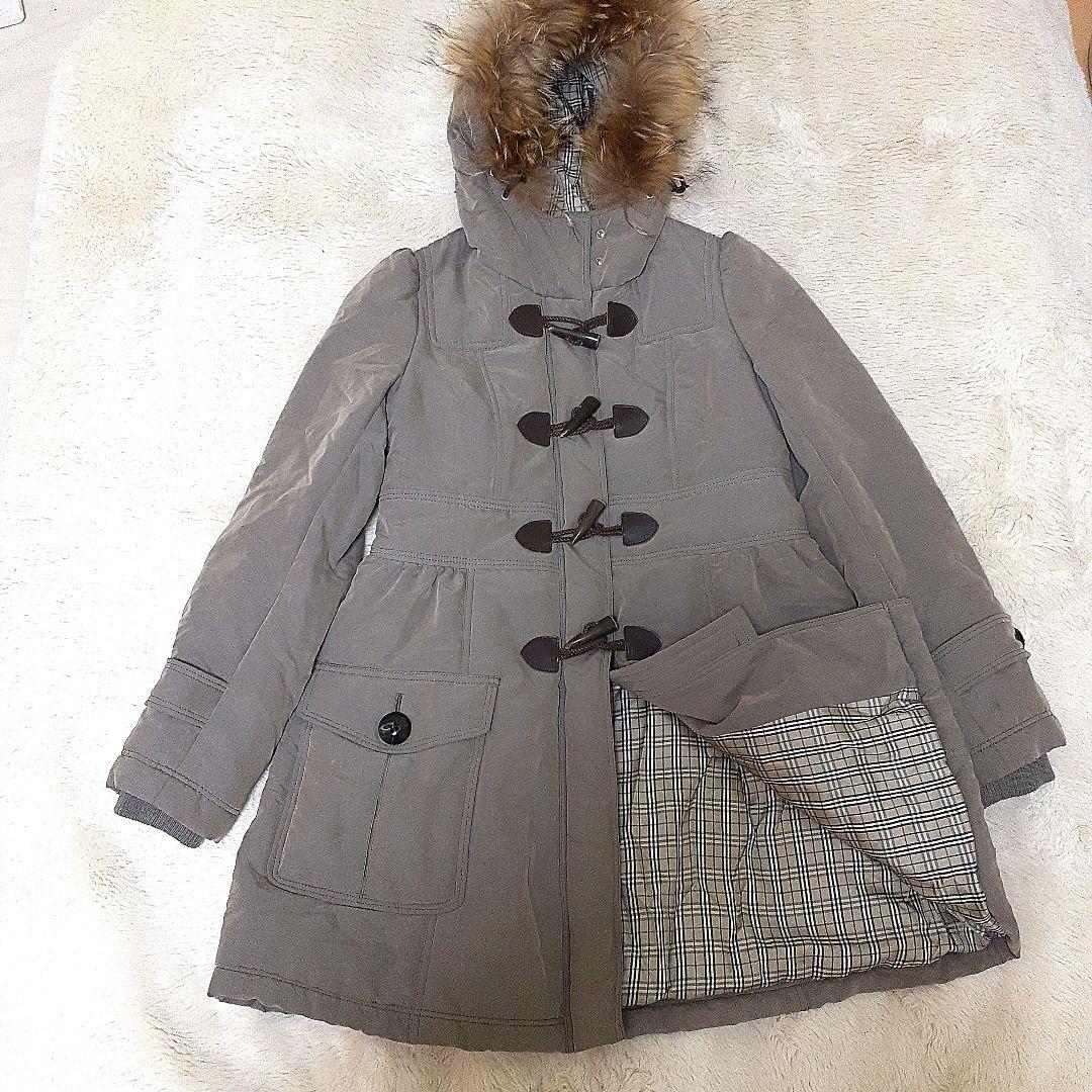 RT-146655BURBERRYカーキーダッフルダウンコート