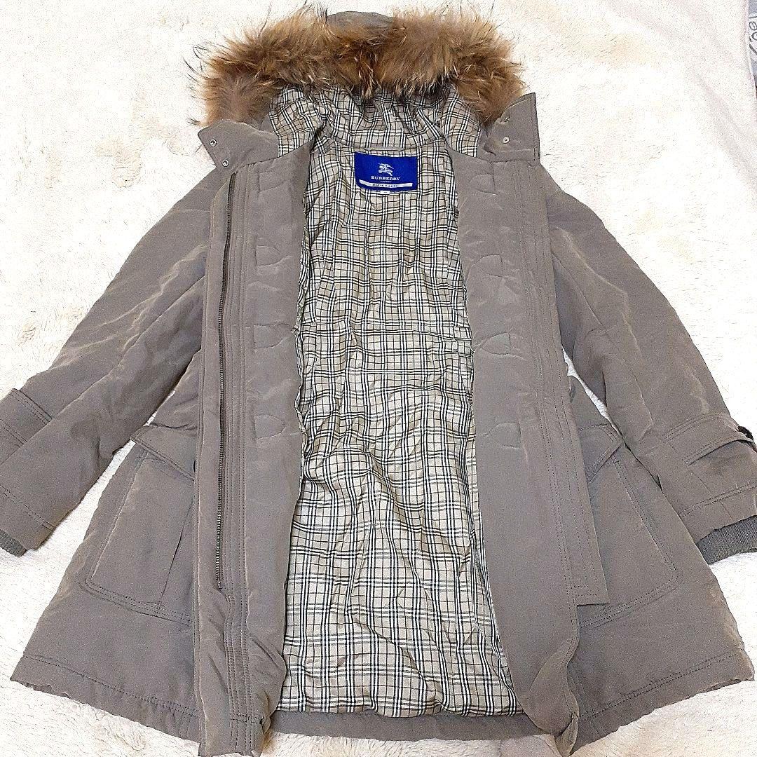 RT-146655BURBERRYカーキーダッフルダウンコート