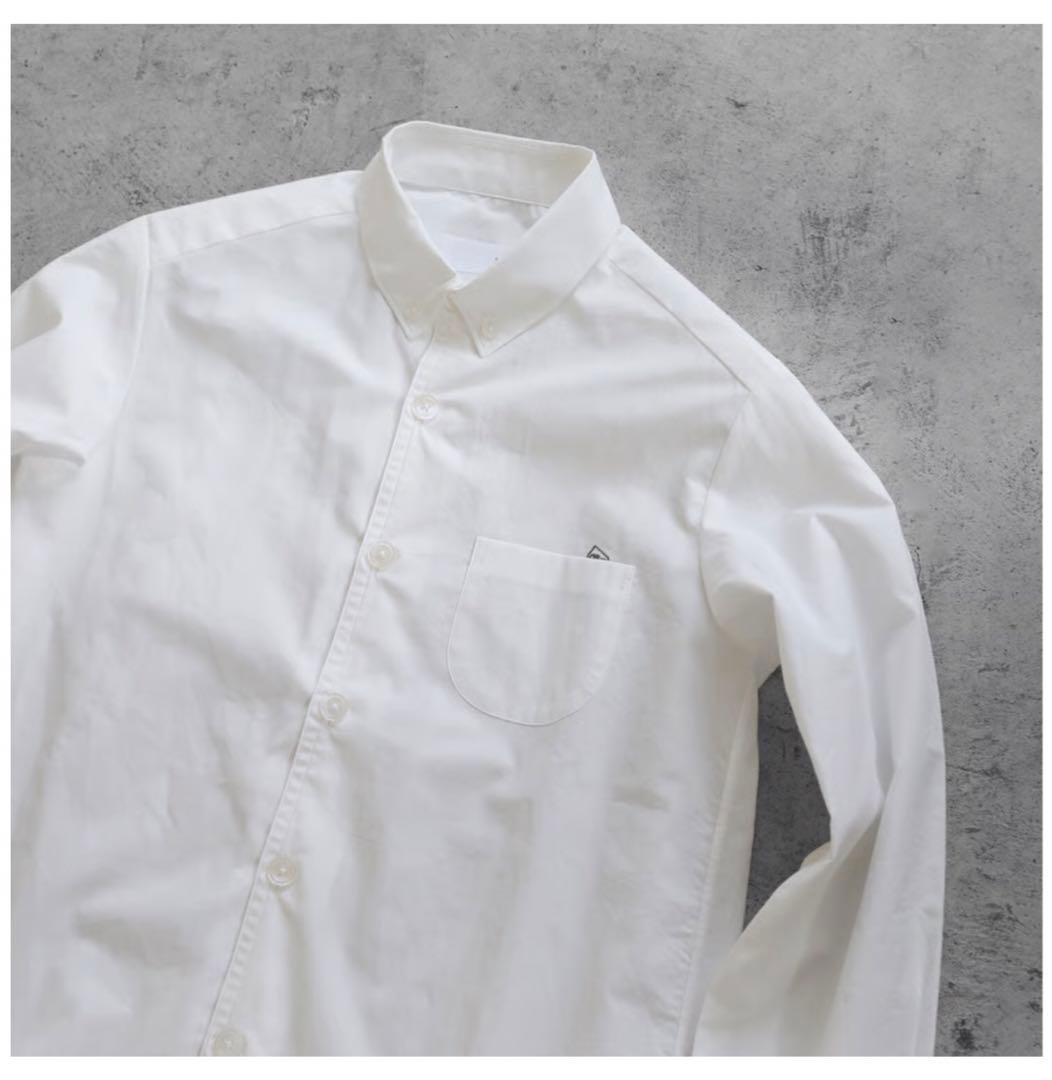 遠州織物ハウスHUIS◆オーガニックコットンシャツ 001W◆白◆サイズ１