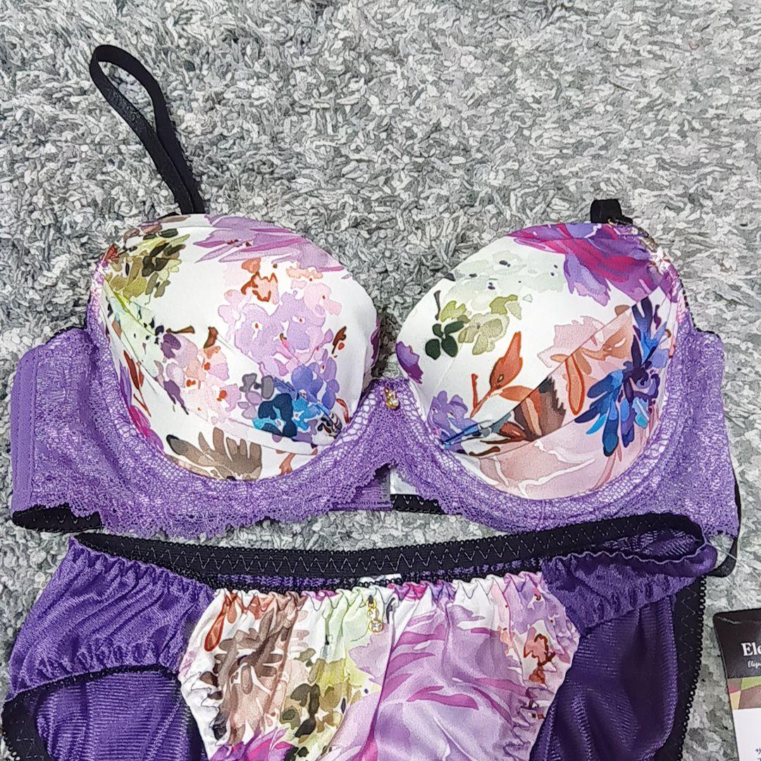826 ブラ ショーツ C70 紫