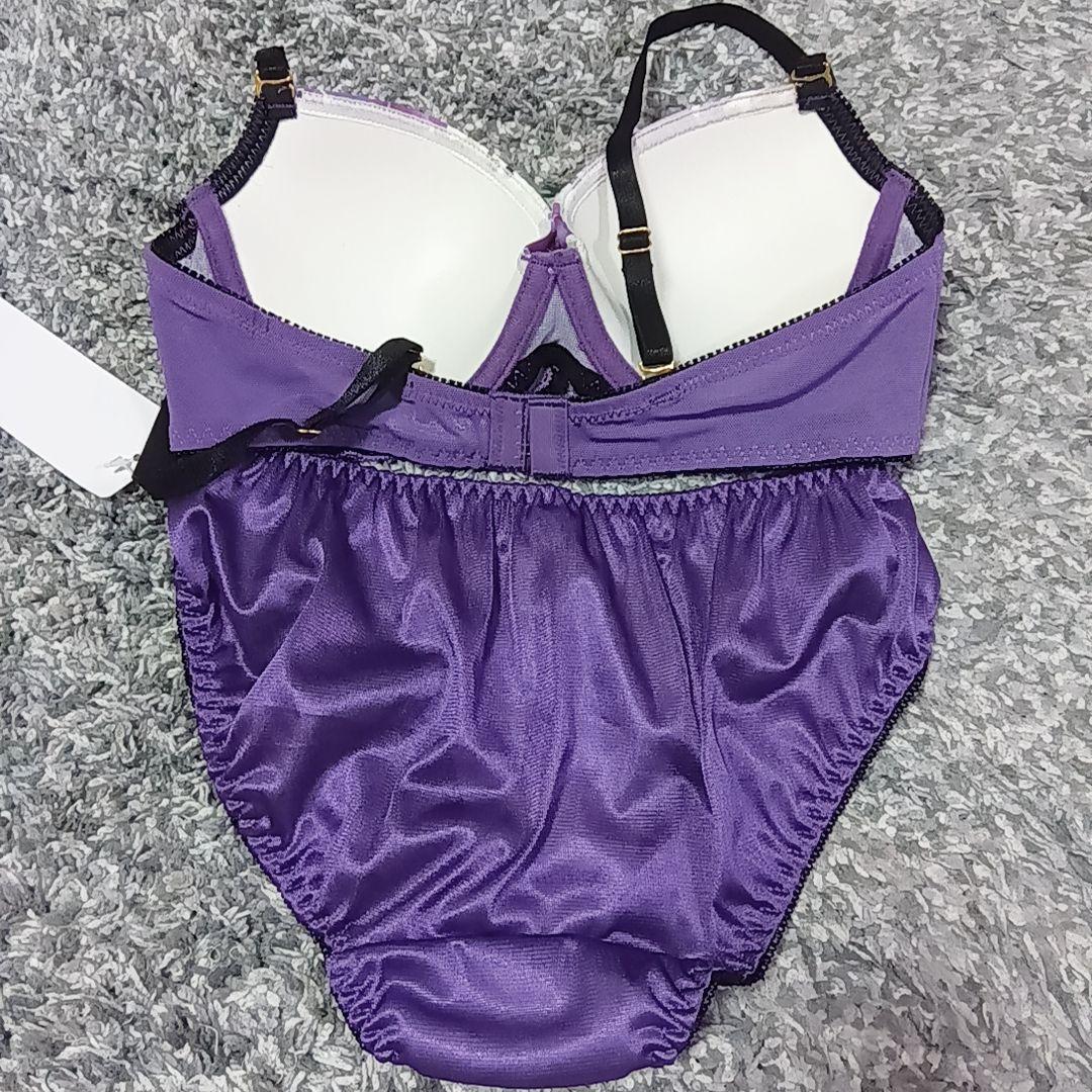826 ブラ ショーツ C70 紫