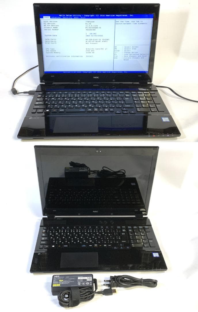 LAVIE 使用少 SSD i7 Windows11 ブルーレイ 12GBmem