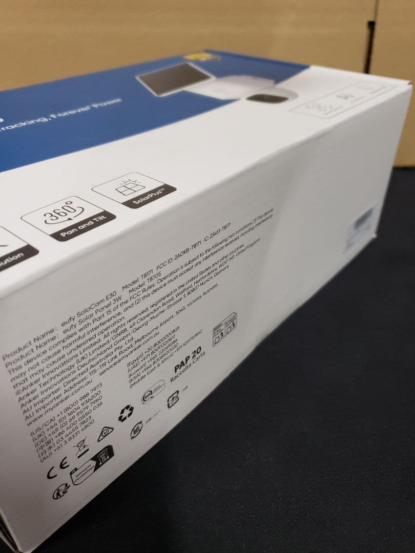 Anker eufy SoloCam E30 2K 防犯カメラ ソーラー