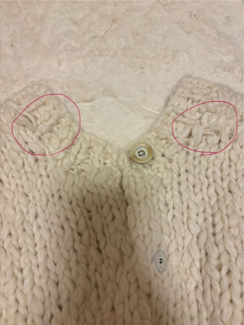 完売商品　etre tokyo 2way ハンドニットカーディガン　セーター