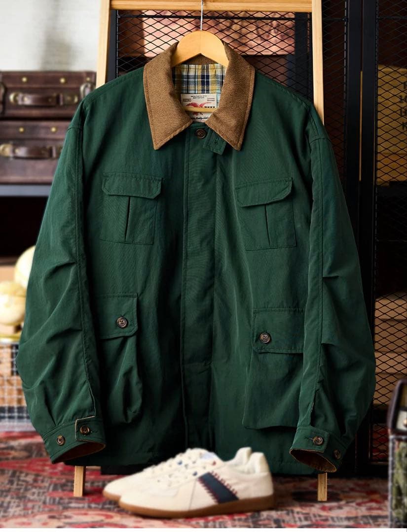 サ*ラ様 袖裏コーデュロイ ハンティングジャケット karaku バブアー Ba