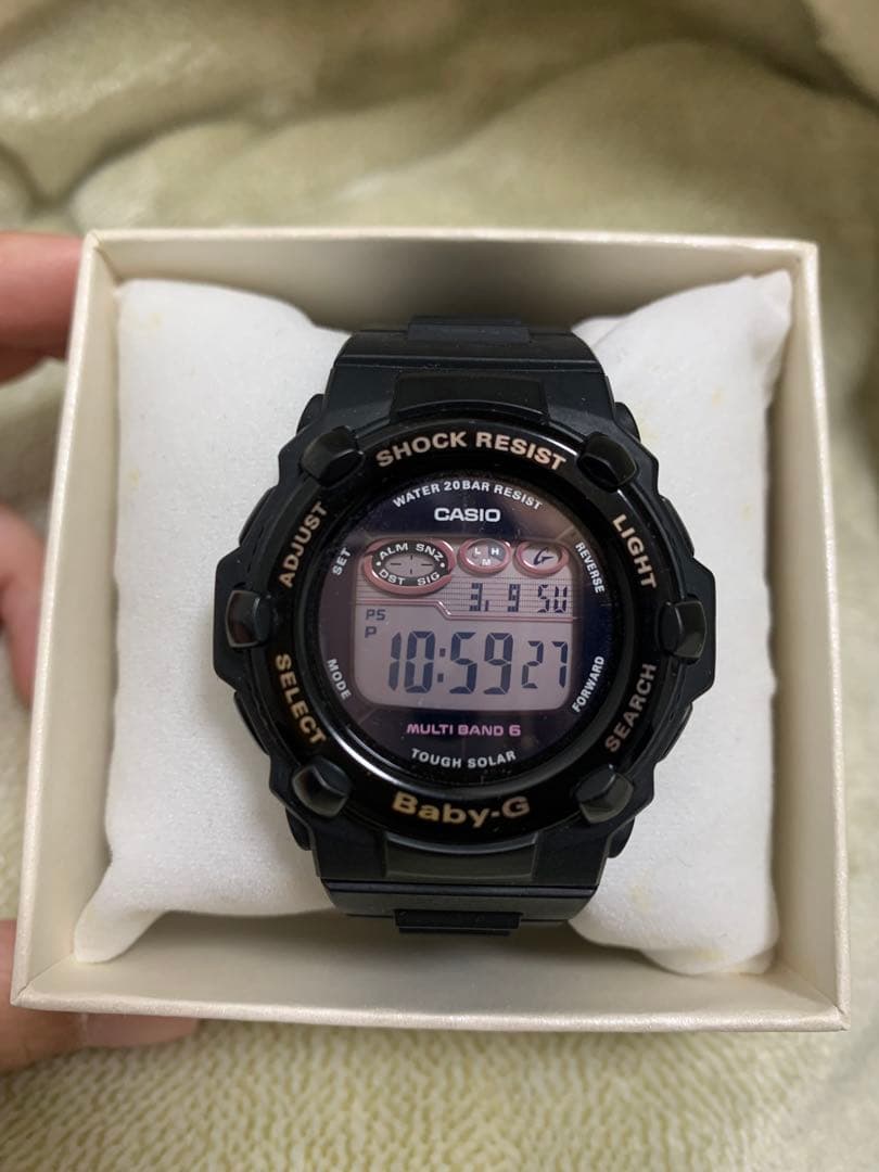 CASIO Baby-G デジタル腕時計 ブラック×ピンク