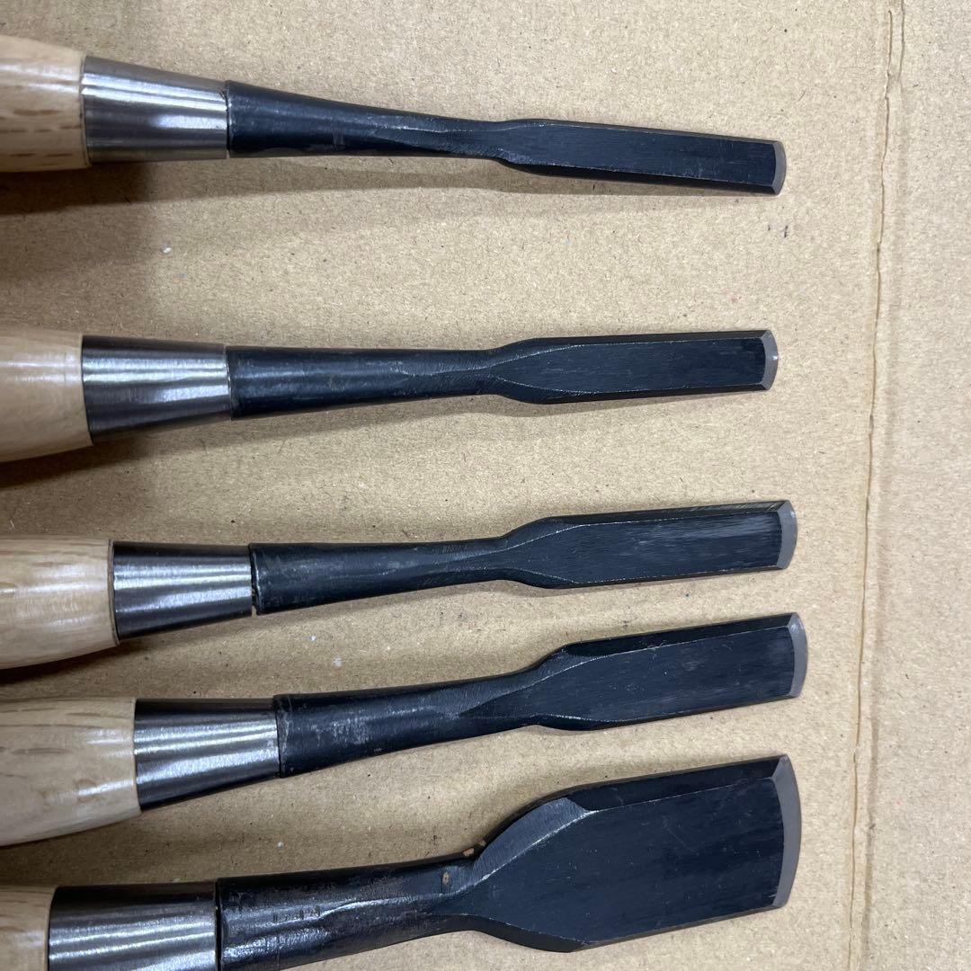 研綱　惣合ノミ　5点セット