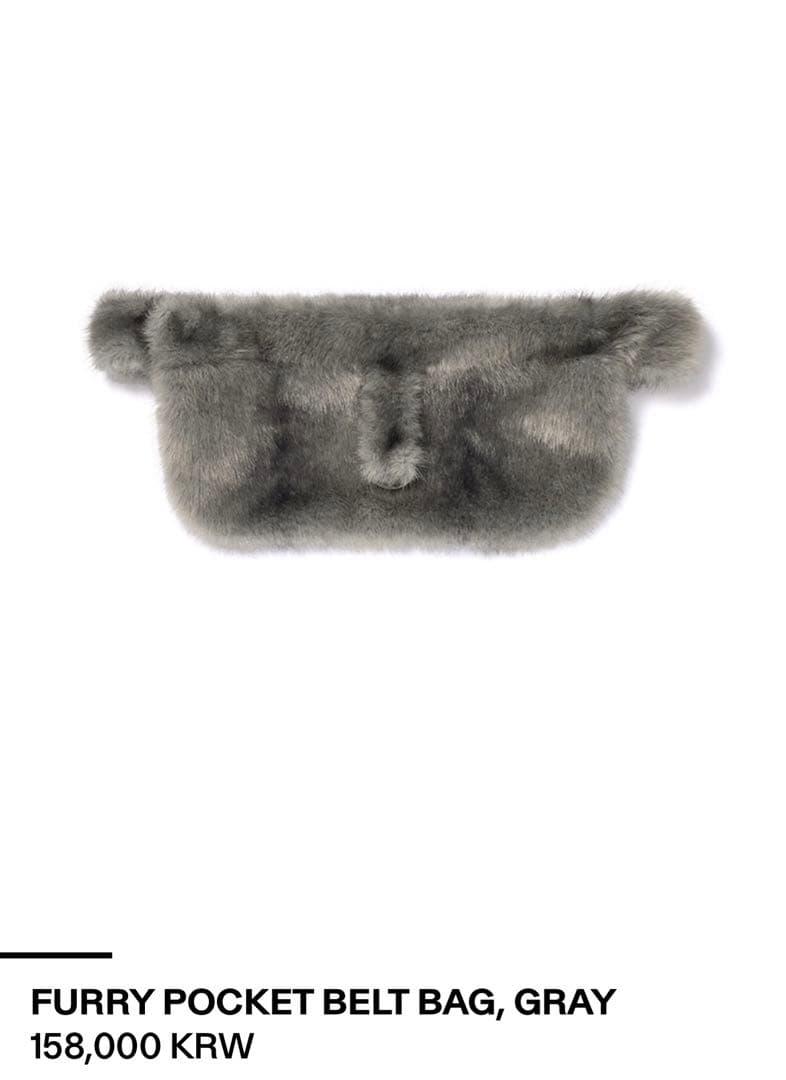 OPENYY Furry Pocket Belt Bag ベルト ファー