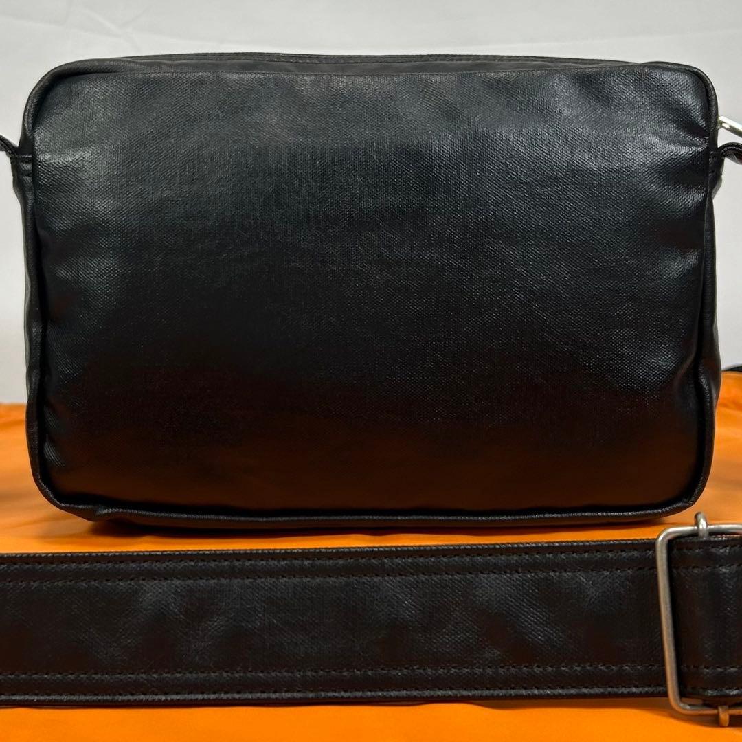 【極美品/カード付】ポーター フリースタイル ショルダーバッグ ボディバッグ 黒