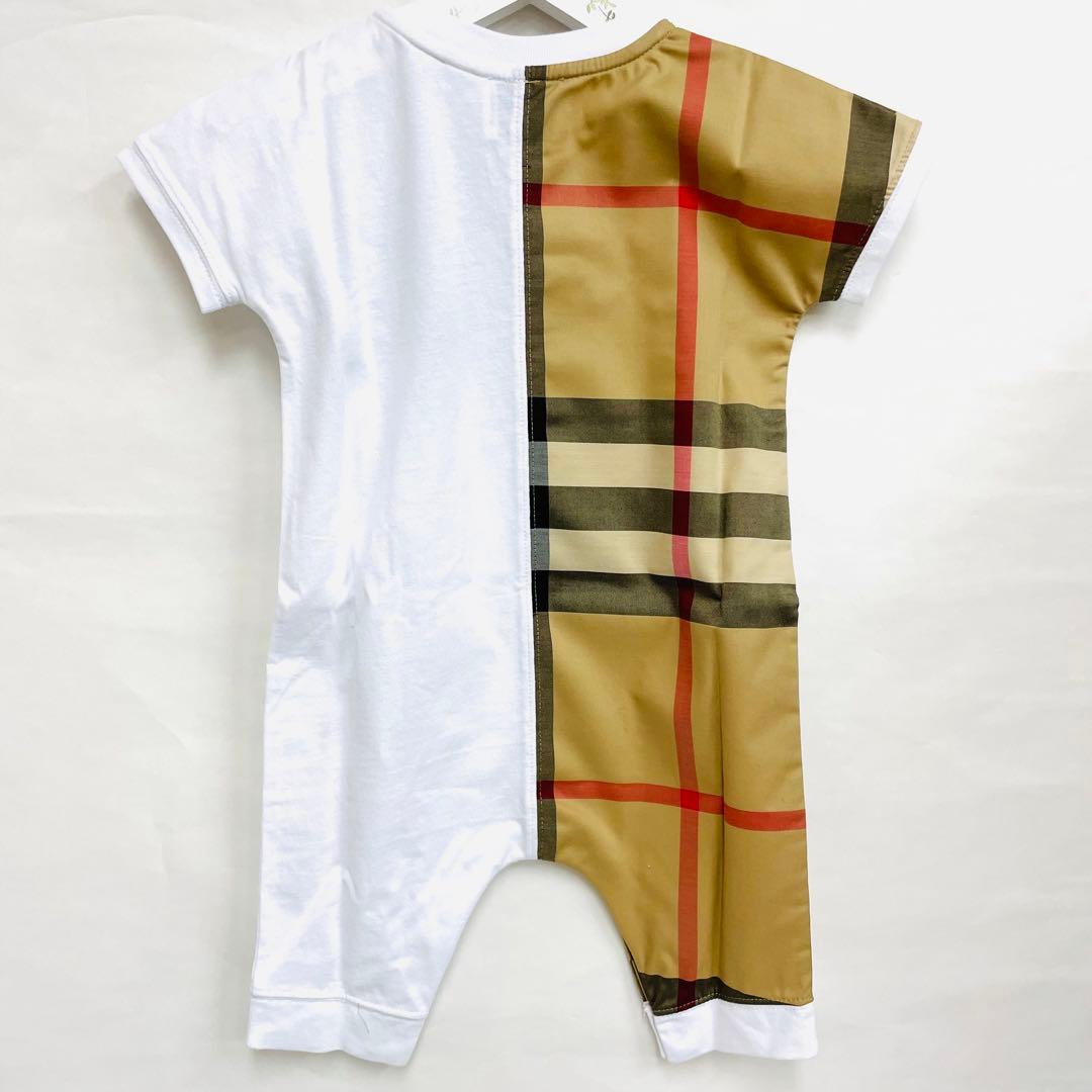 【新品タグ付】BURBERRY バーバリー 半袖ロンパース 食事エプロン セット