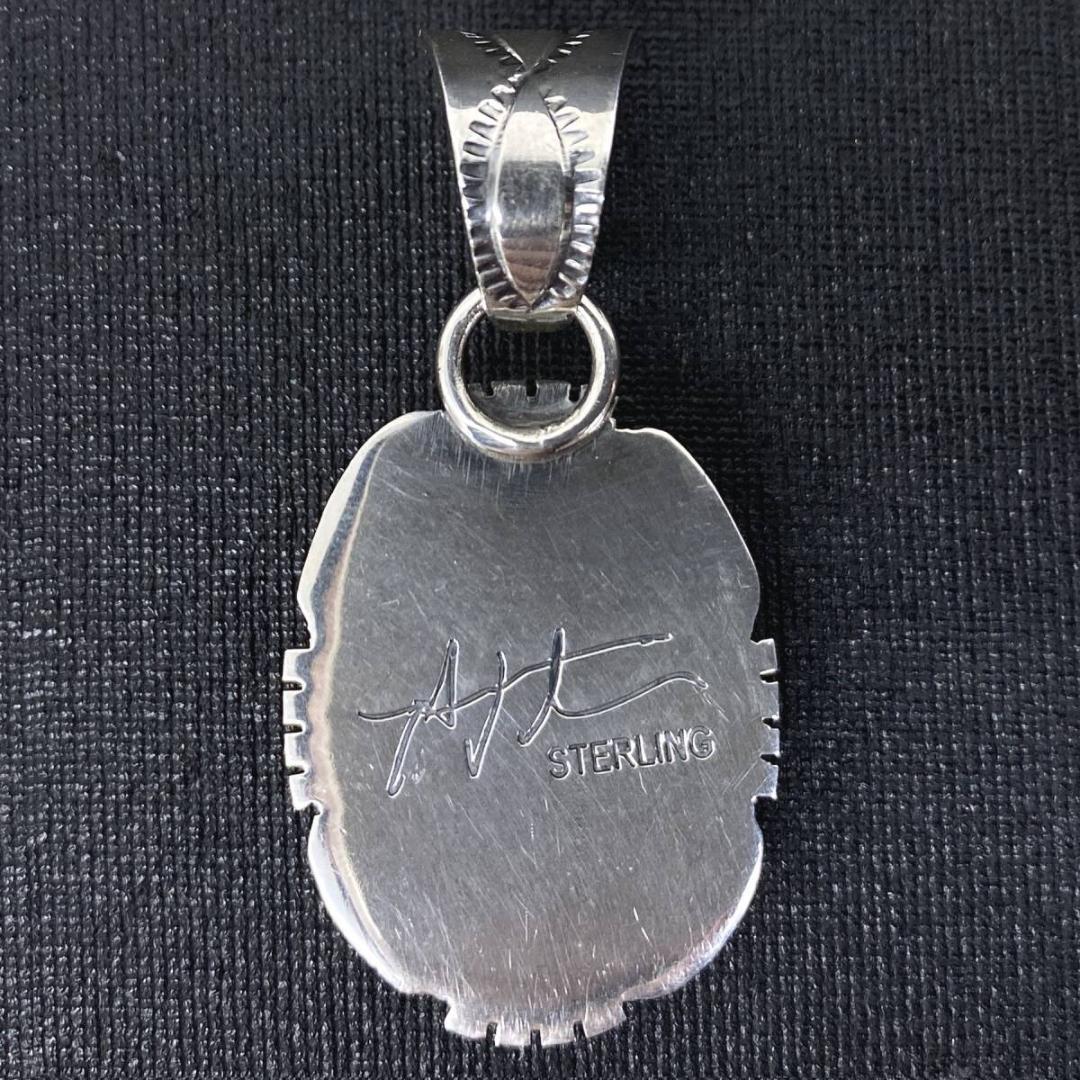 NAVAJO Herman Vandever シルバー ターコイズ ペンダント