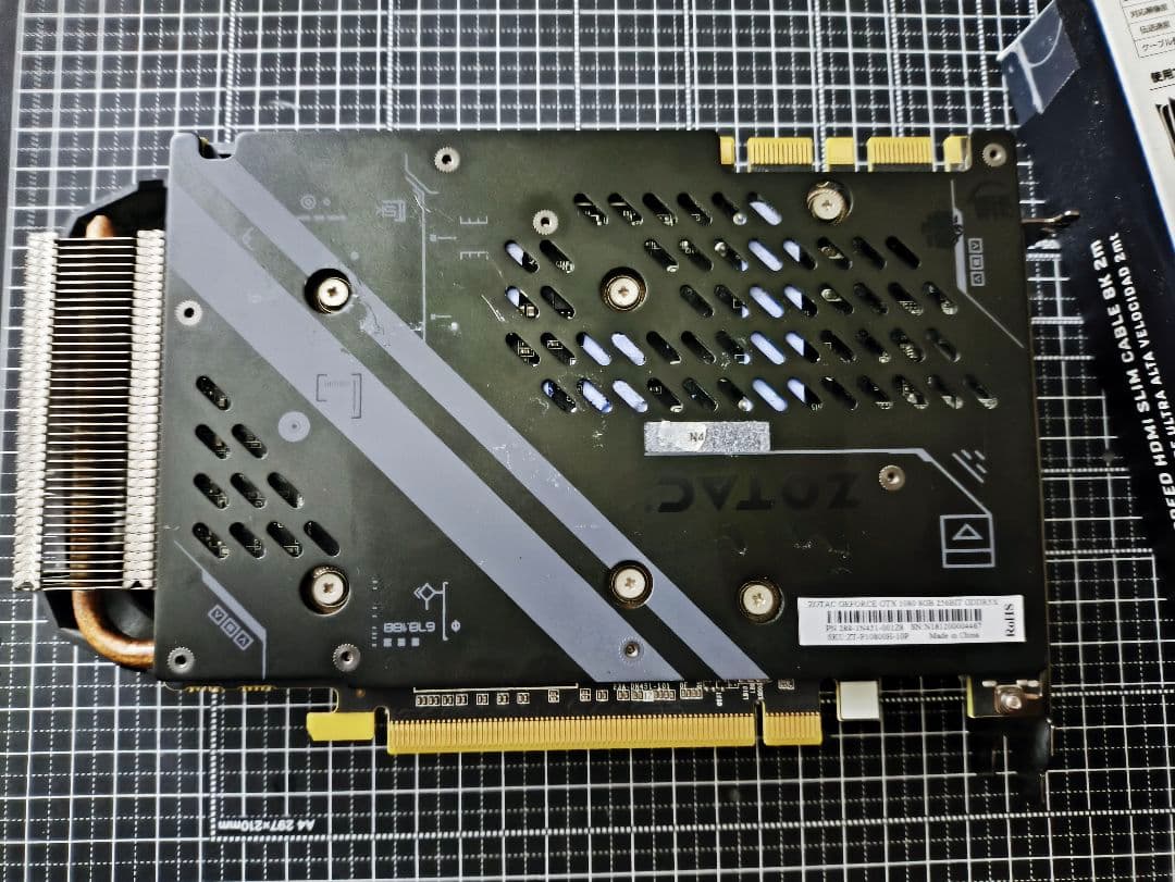 グラフィックボード・グラボ・ビデオカード NVIDIA ZOTAC GTX1080 Mini 8GB+HDMI 2M 8K