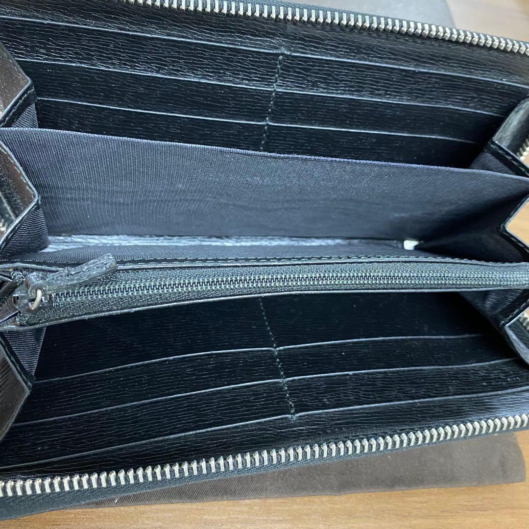 新品同様‼️グッチ　GUCCI 財布　長財布　シェリーライン　ラウンドファスナー