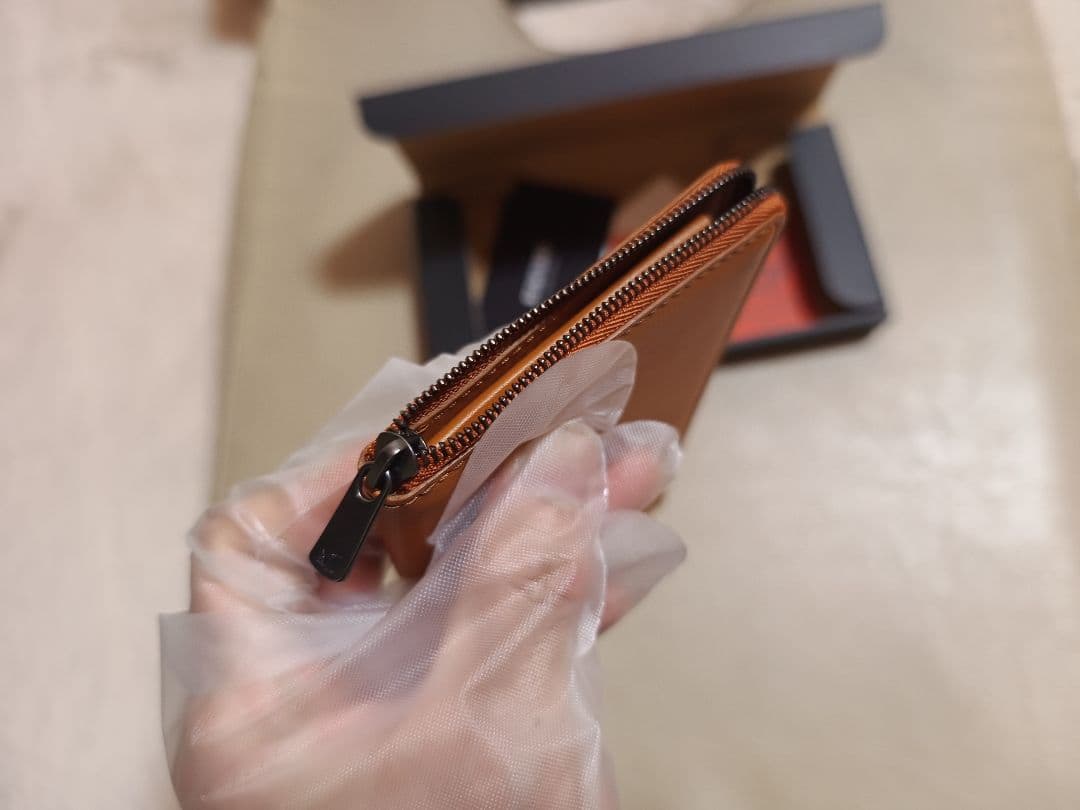 STATUSY il modo Air 長財布 キャメル（左利き用）