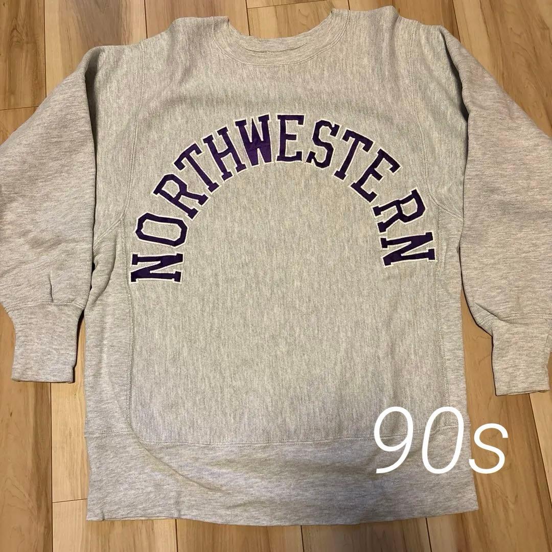 90s チャンピオン　リバースウィーブ　刺繍タグ　Mサイズ