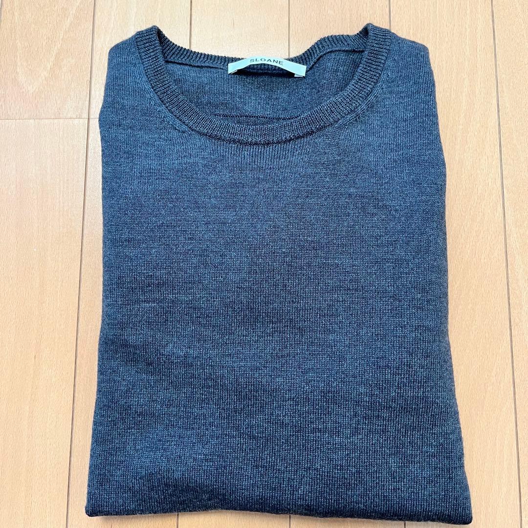 SLOANE mi-mollet別注　クルーネックセーター