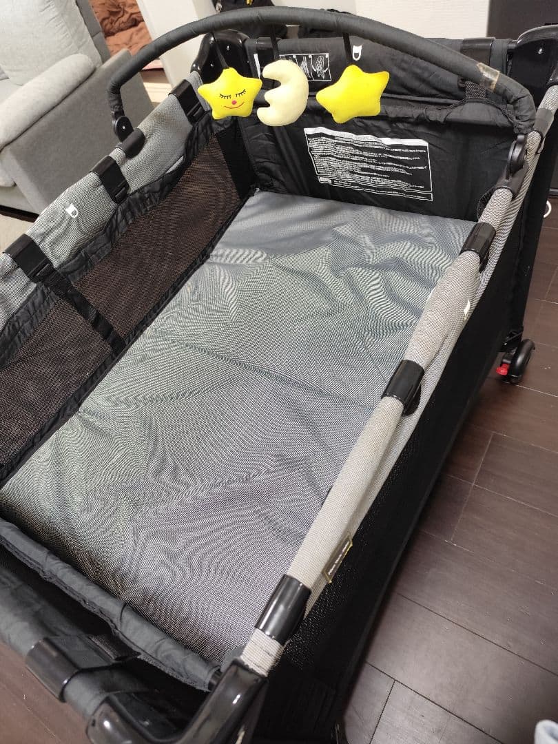 KATOJI プレイヤードニューヨークベビー 折りたたみ式 簡易ベビーベッド