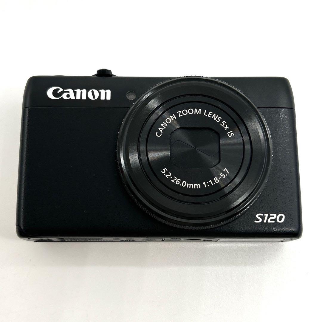 Canon キャノン PowerShot S120 ブラック デジカメ WiFi