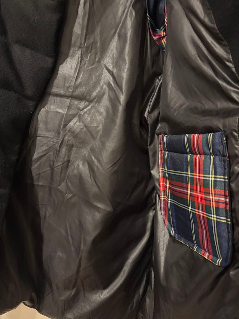 コムデギャルソン　素材切り替えダウンコート　ブラック　M
