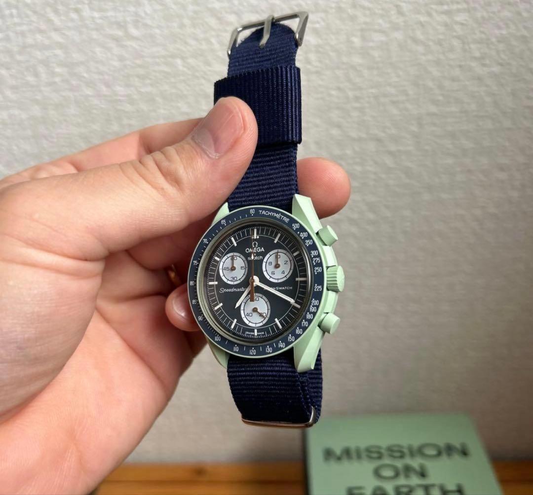 専用　オメガ スウォッチ OMEGA Swatch Moon NATOベルト付