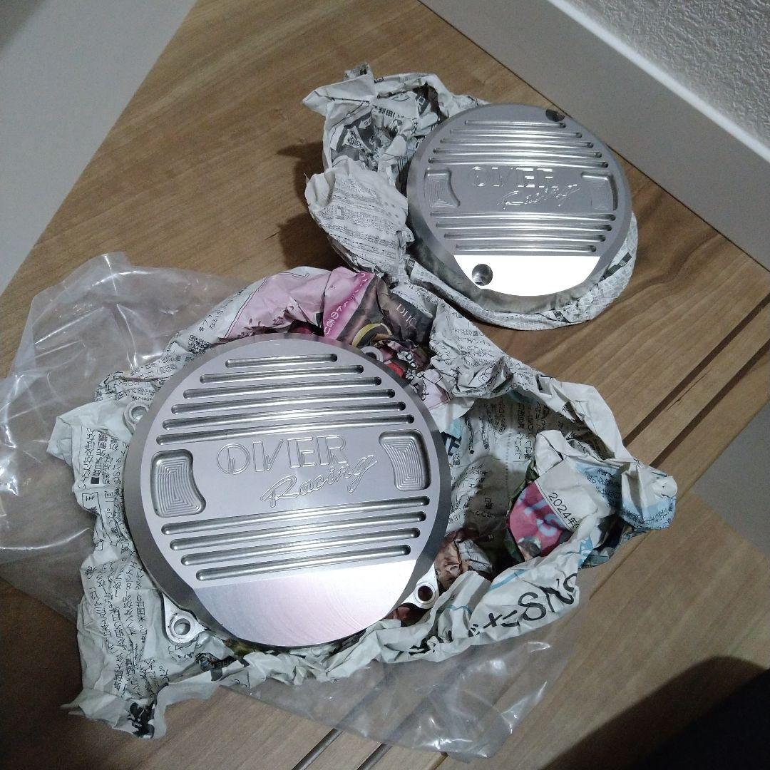 ゼファー１１００ OVER Racing アルミカバー 2個セット