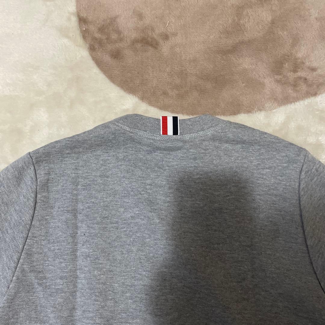 （新品）トムブラウン Thom Browne スウェット 0サイズ ライトグレー