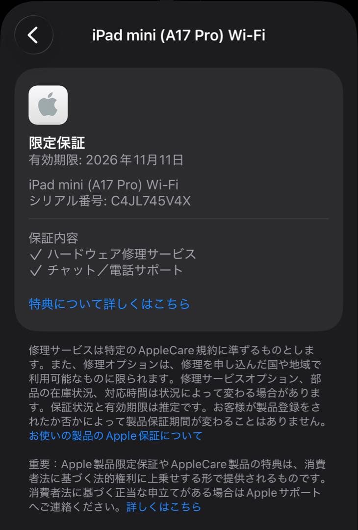 iPad mini(第7世代) 512gb ブルー　Wi-Fiモデル