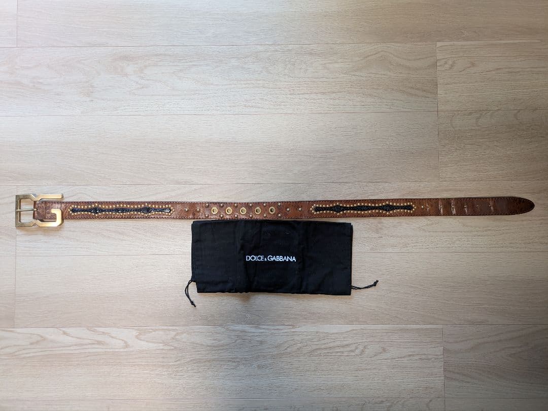 【希少品】D&G ヴィンテージ 本革ベルト