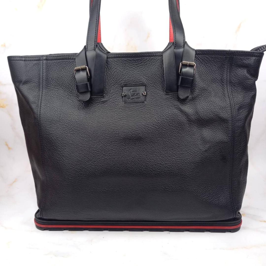 ✨良品✨ クリスチャンルブタン レザー トートバッグ カバイカー ブラック