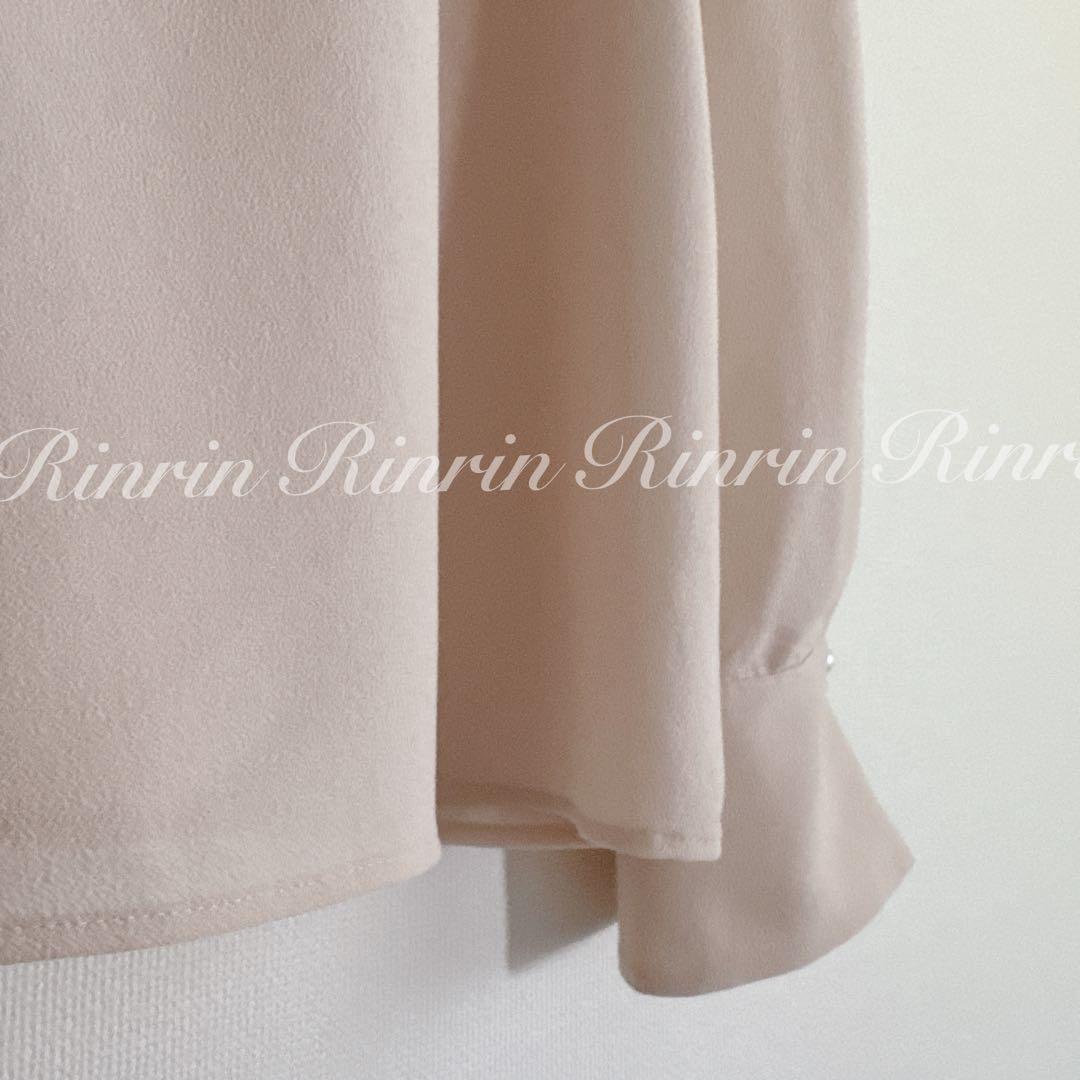 【美品】ANAYI ジョーゼットボウタイブラウス 38