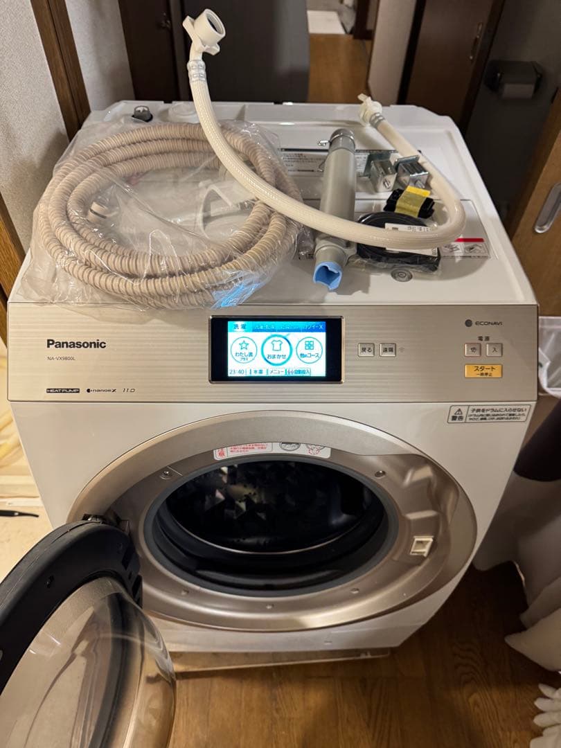 動作保証3ケ月　パナソニック　NA-VX9800L ドラム式洗濯機