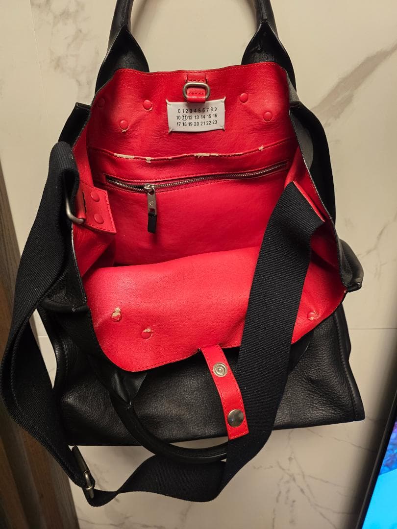 Maison Margiela レザー トートバッグ