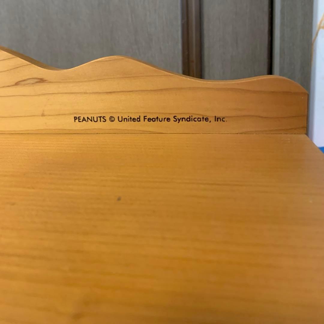 ディノス　スヌーピー木製ラック 3段