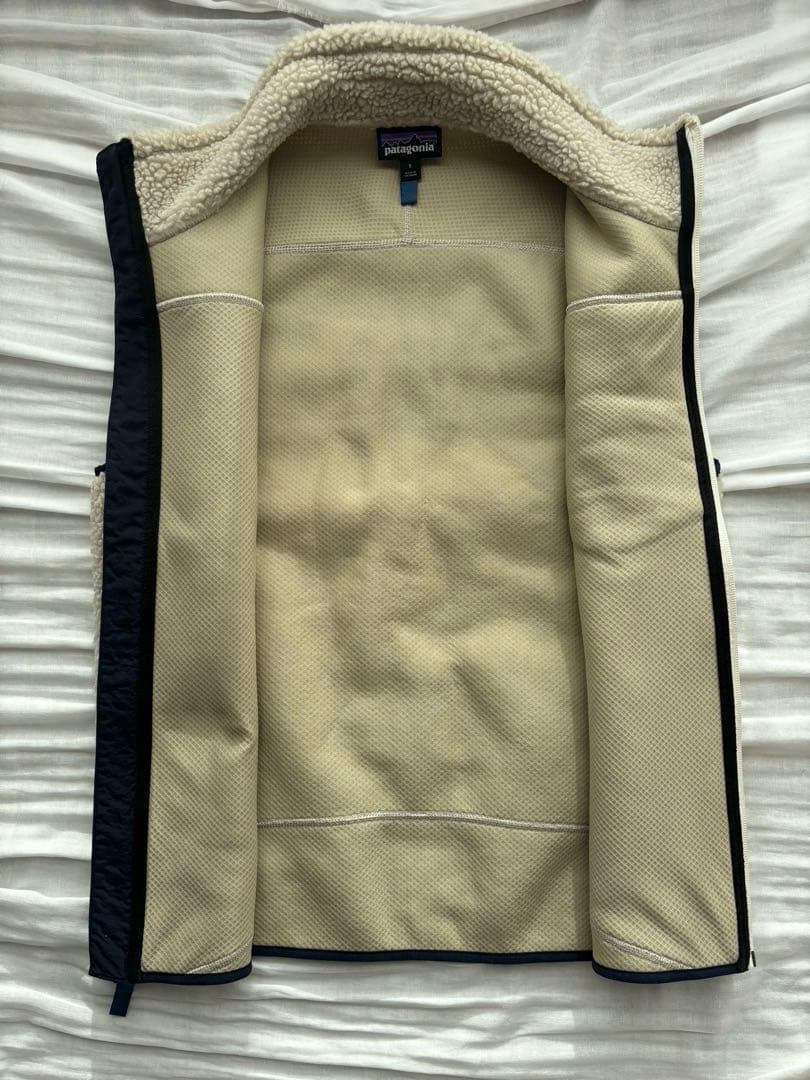 【美品】patagonia パタゴニア ボア フリース ベスト レトロX