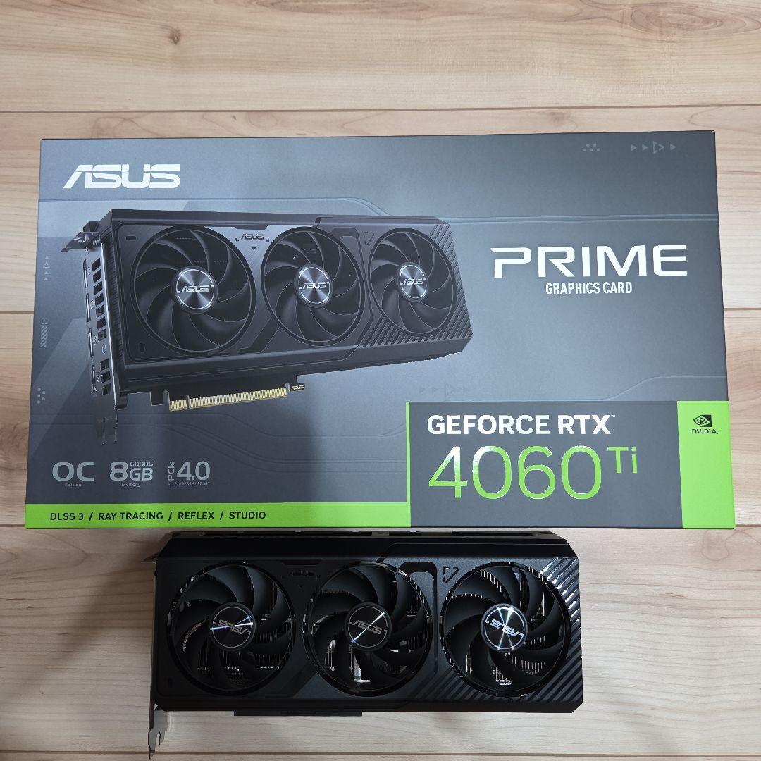 ASUS GeForce RTX 4060 Ti OC 8GB【美品】
