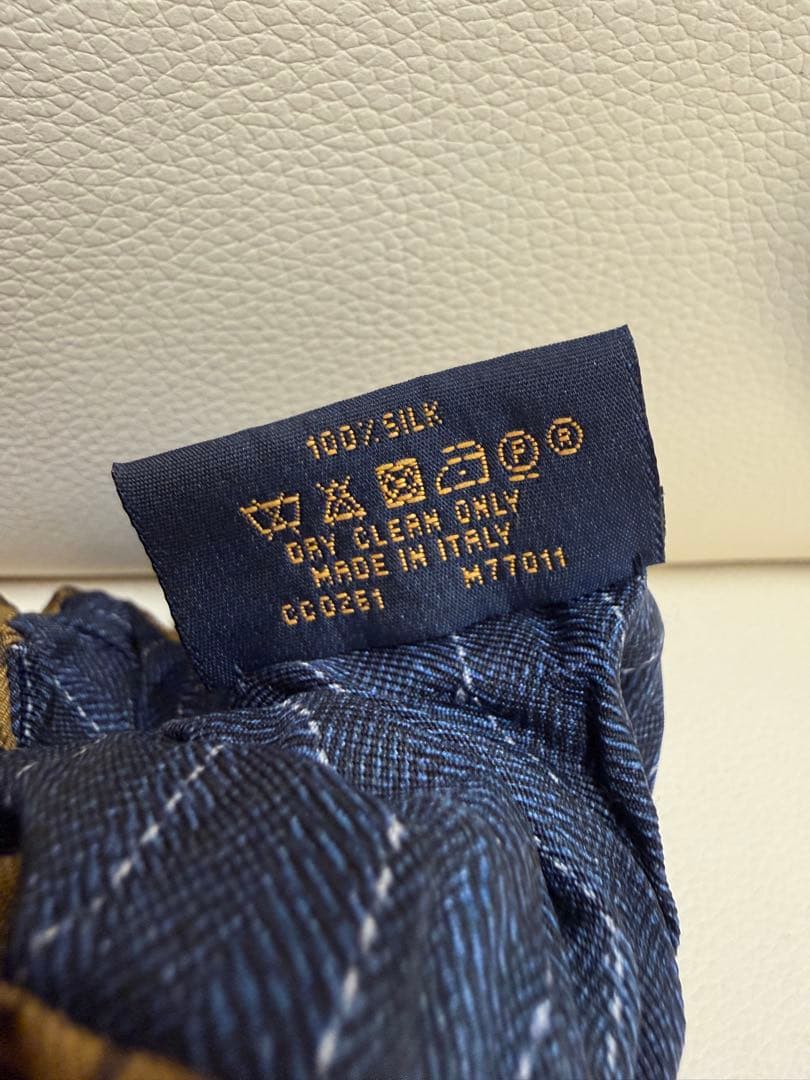 LOUIS VUITTON シルク ヘアシュシュ