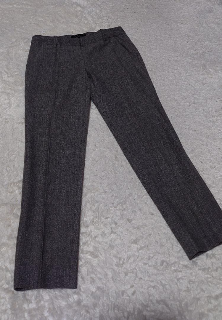 theory セオリー グレー ツイード パンツスーツ 上下 S 美品