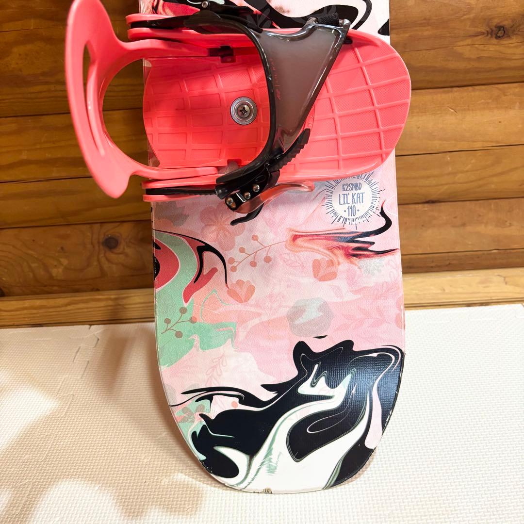 K2 lil kat キッズ スノーボード 110cm ビンディングS