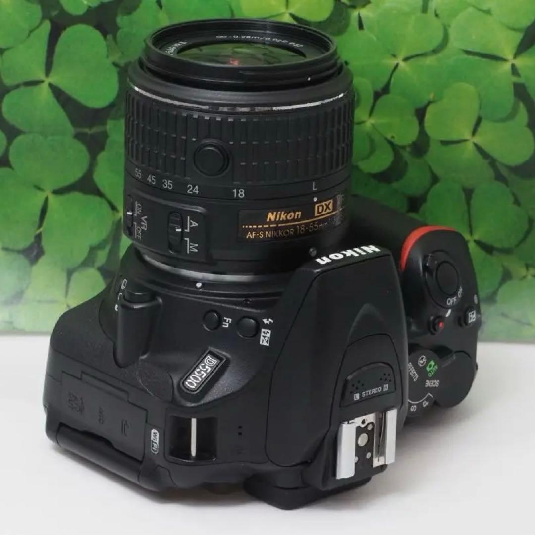 【美品】Wifi搭載❤️自撮りOK ニコンD5500 2416万画素ダブルレンズ