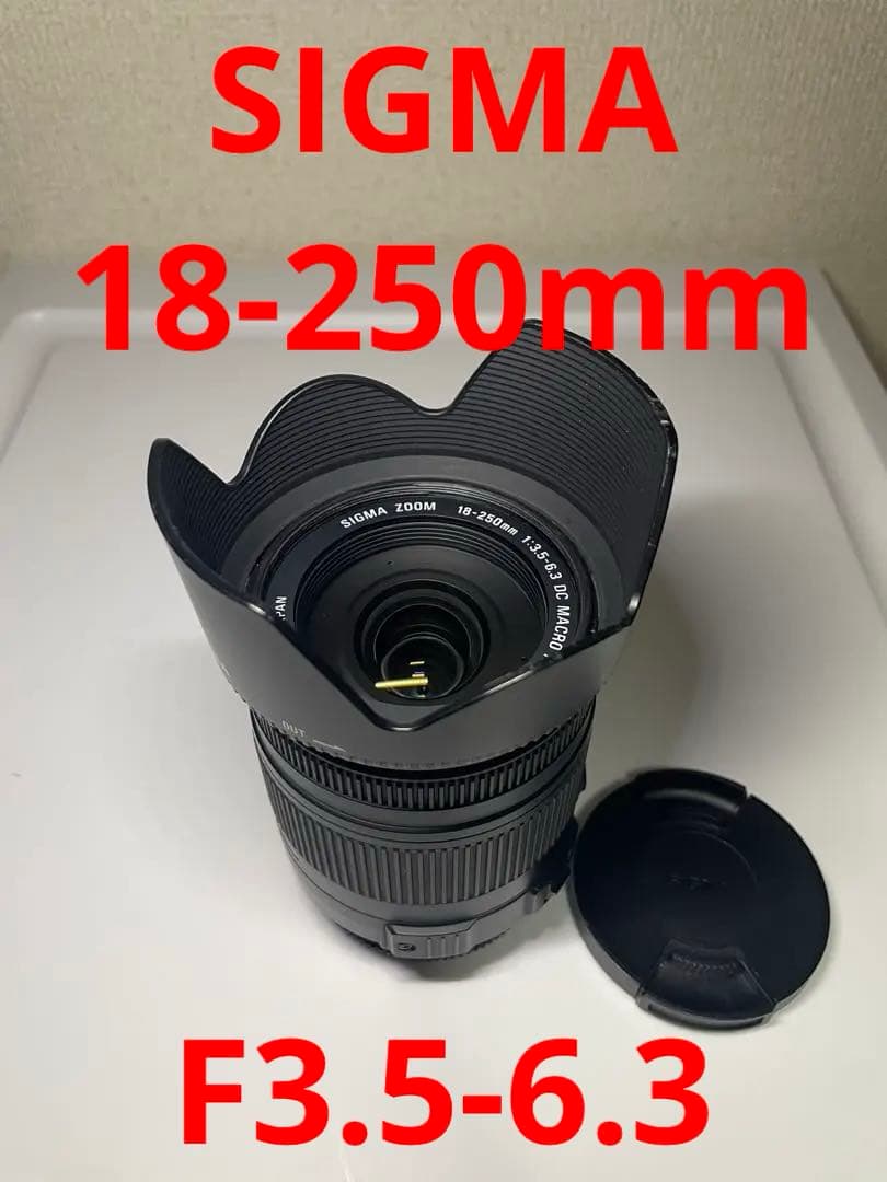 【美品】SIGMA 18-250mm F3.5-6.3 DC MACRO HSM