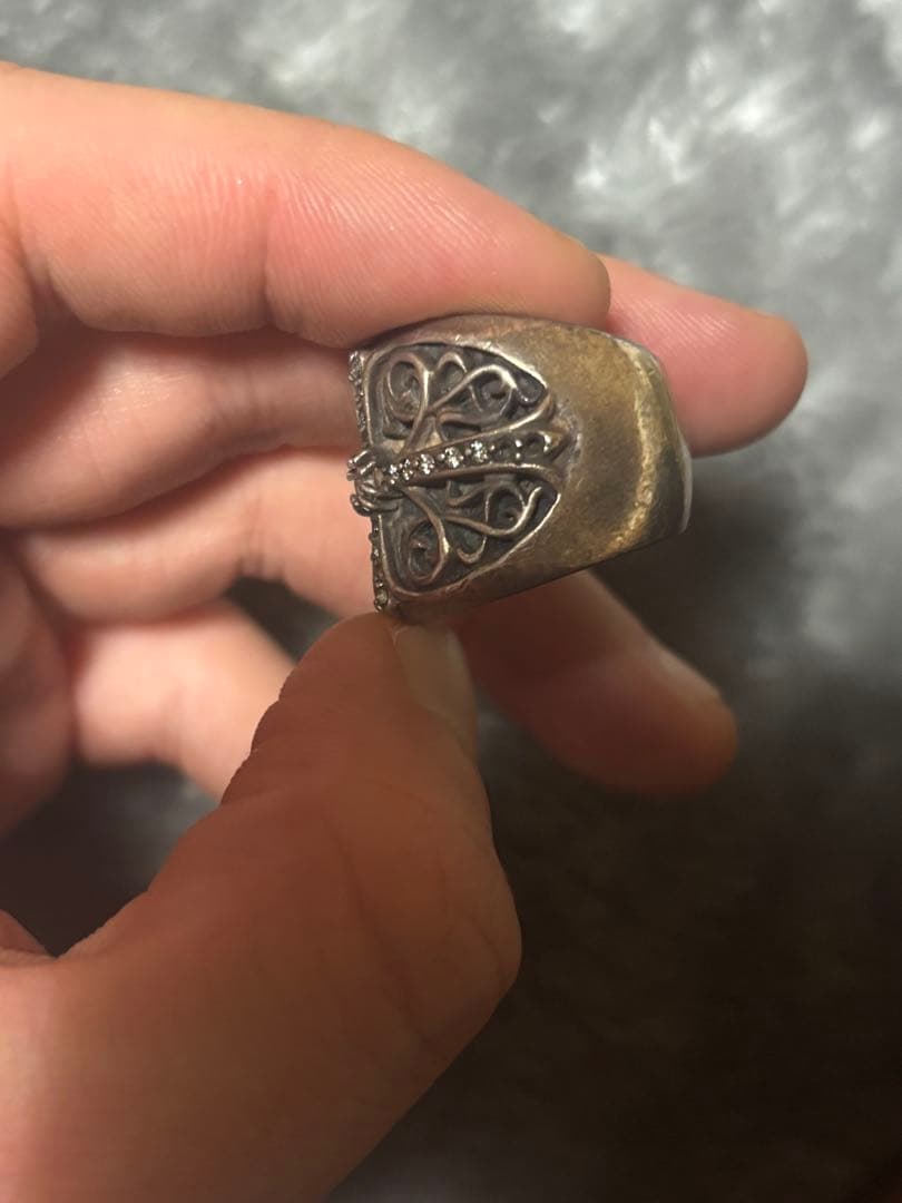 【激安！値下げ可！】シルバー925 リング ジルコニア クロス